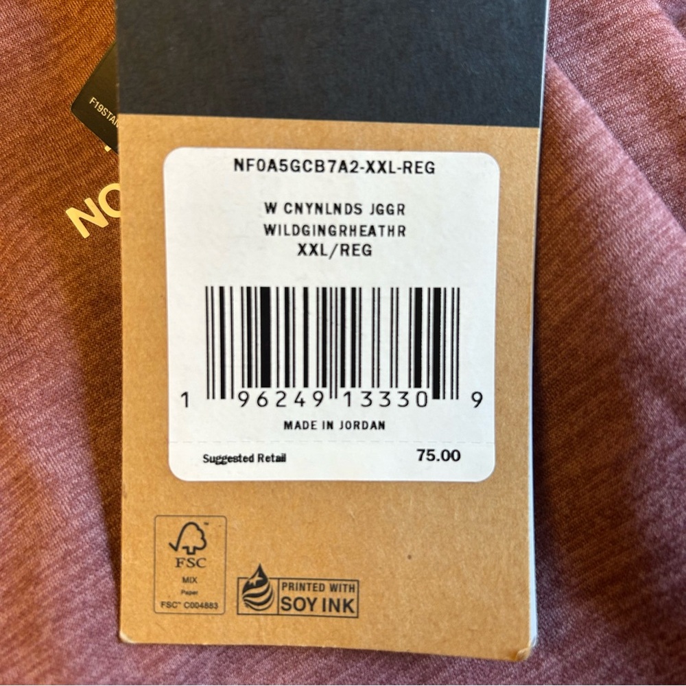 THE NORTH FACE Women’s Canyonlands Jogger Wild Ginger Heather, 2XL Regular New - Picture 2 of 7